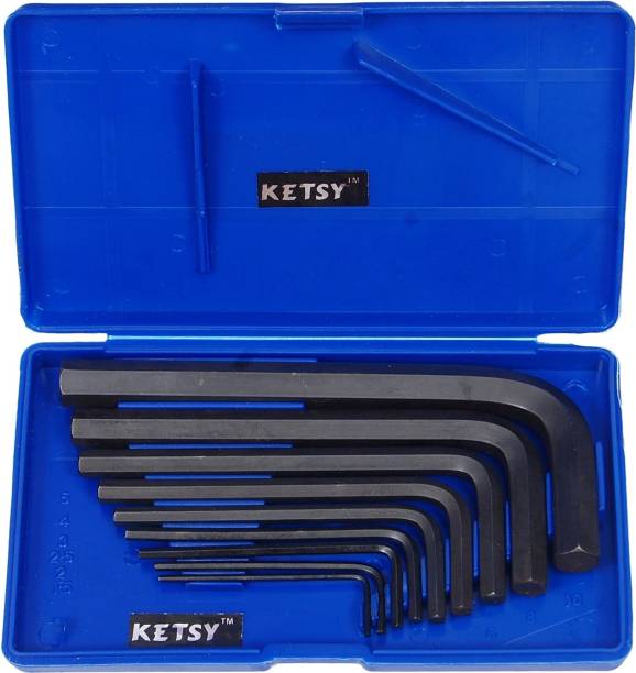 Ketsy CRV 9 Pcs Allen Key Set
