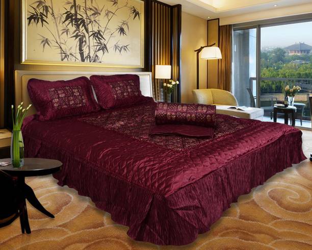 Urban Style Satin King Sized Bedding Set