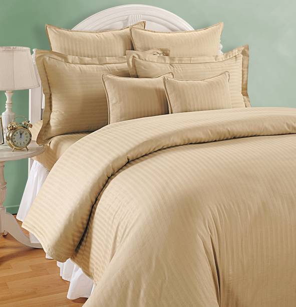 SWAYAM Striped King Duvet for  Heavy Winter