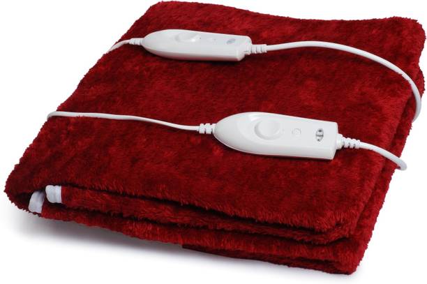 Expressions Solid Double Electric Blanket for  Heavy Winter