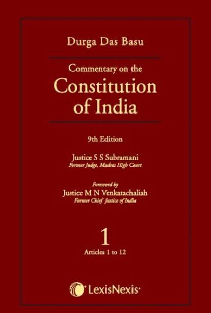 Commentary On The Constitution Of India Vol 1 9th Edition