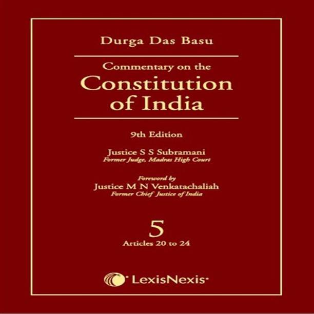 Commentary On Constitution Of India Vol 5