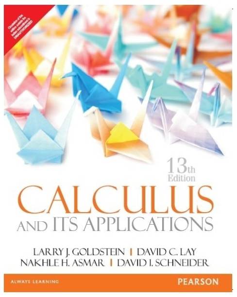 Calculus & its Applications 13th Edition