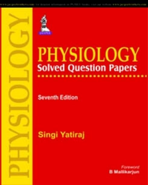 Physiology Solved Question Papers 7th  Edition