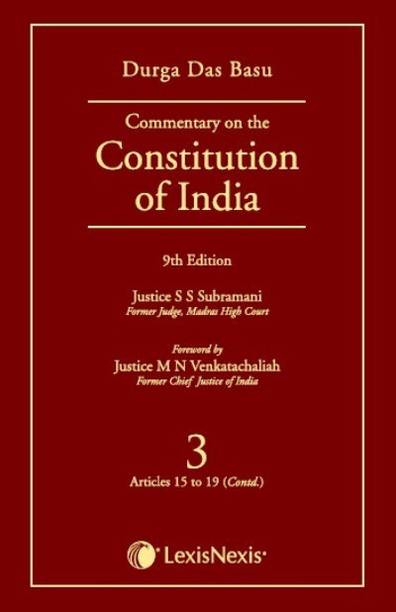 COMMENTARY ON THE CONSTITUTION OF INDIA; VOL. 4 (COVERING ARTICLE 19 (CONTD.)) 9th Edition
