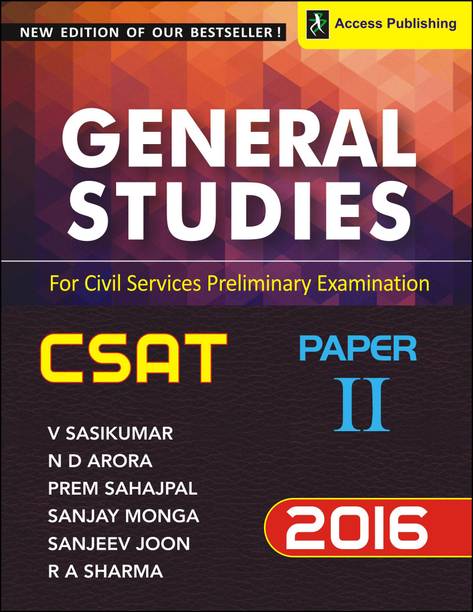 General Studies Paper 2 (2016) For Civil Services Preliminary Examination 1 Edition