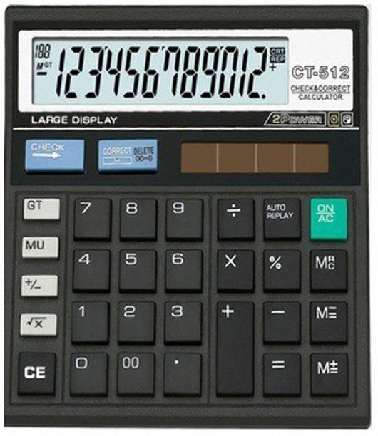 CT-512 CT512 Black Basic  Calculator