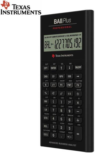TEXAS INSTRUMENTS Professional Stealodeal BAII Plus Professional Financial  Calculator