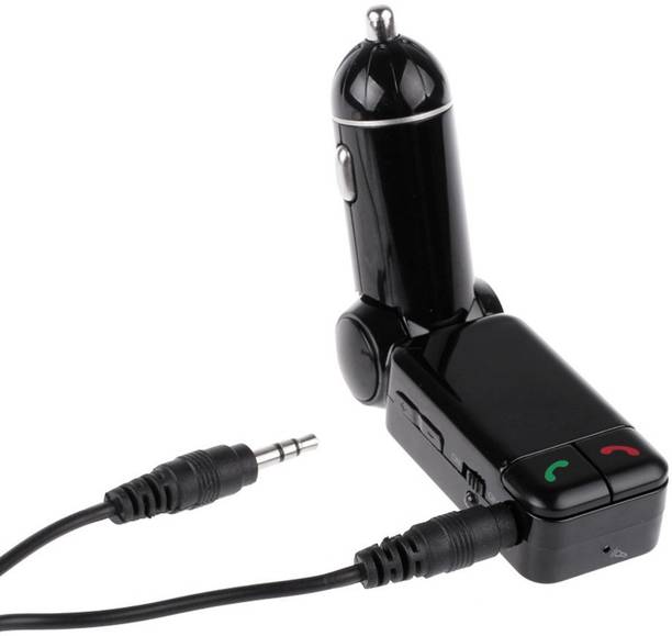 VibeX v2.1+EDR Car Bluetooth Device with 3.5mm Connector, Audio Receiver, Car Charger, FM Player, FM Transmitter