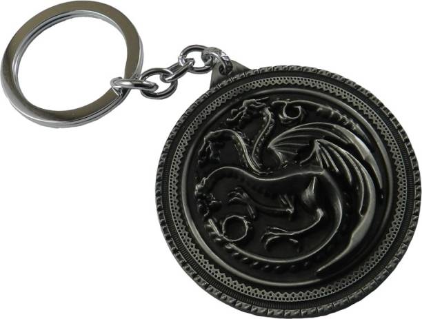 AVI Metal Game of Thrones Fire and Blood Key Chain