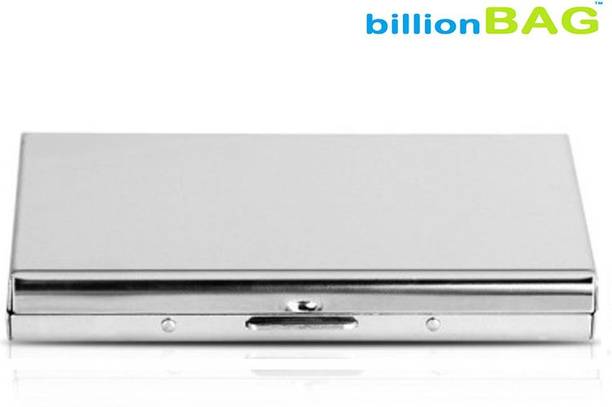 billionBAG Steel Plain Metal Waterproof ATM 6 Card Holder