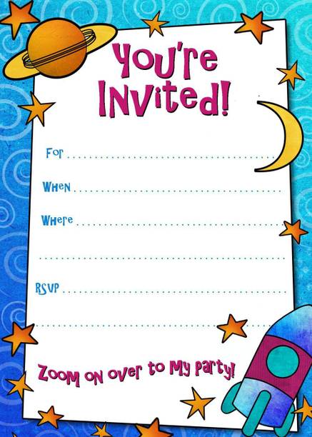 Power Plus Birthday Invitation on Metallic Sheet Invitation Card
