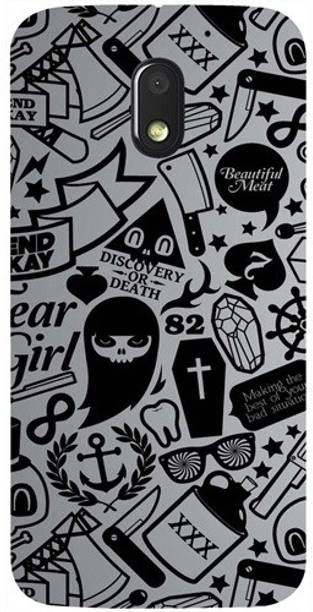 Casotec Back Cover for Motorola Moto E3 Power Hard Shell