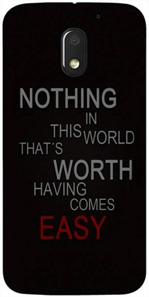 Casotec Back Cover for Motorola Moto E3 Power Hard Shell