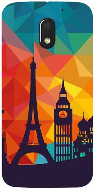 Casotec Back Cover for Motorola Moto E3 Power Hard Shell