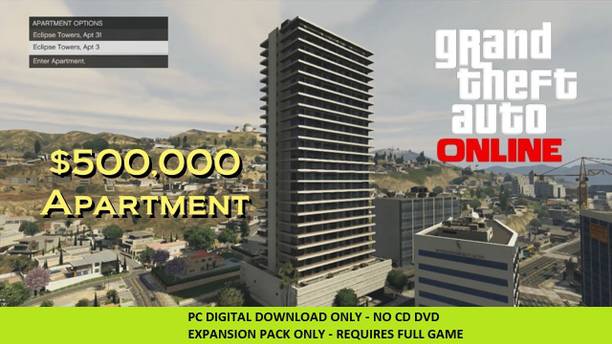 Grand Theft Auto Online: Bull Shark Cash Card - 500.000$ with Expansion Pack Only