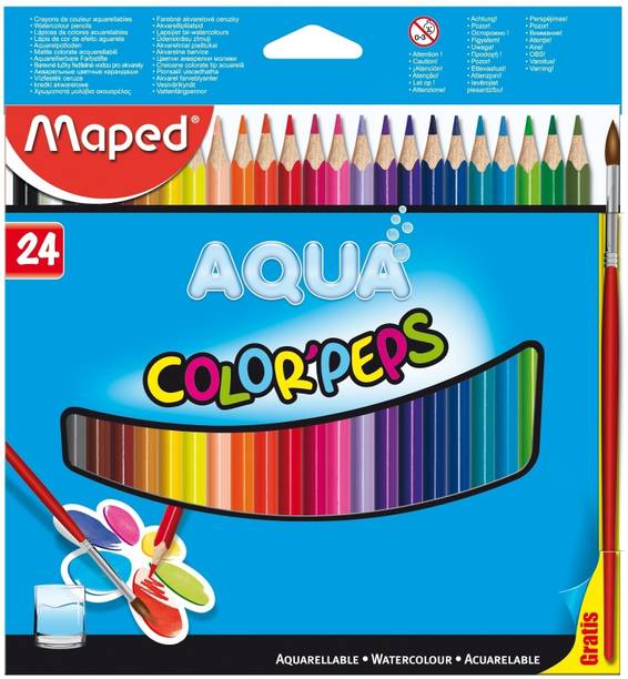 Maped Water Color Pep's Triangular Shaped Color Pencils