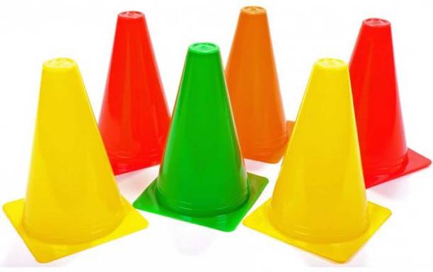 Sahni Sports Training Cones Marker 12 Inch (Set of 6) Football Kit