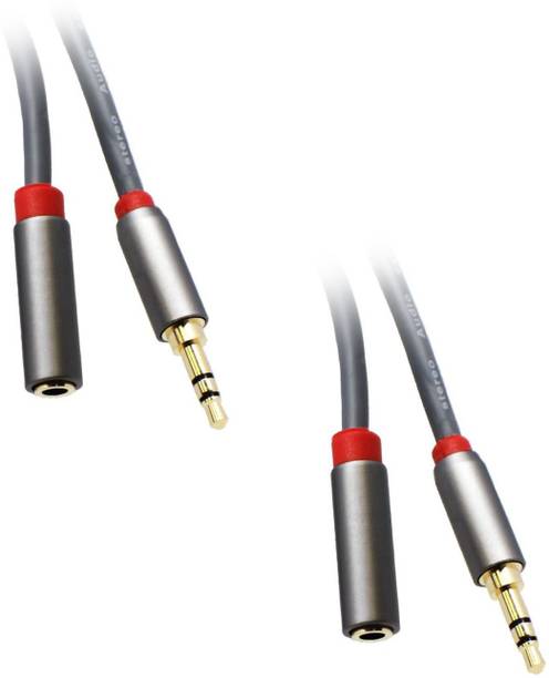 CE AUX Cable 1.83 m 6-Feet Premium 3.5mm Male to 3.5mm Female Stereo Audio Extension Cable, 2-Pack