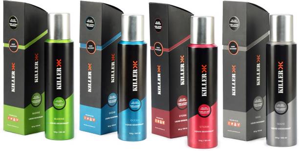 KILLER STORM, MARINE , WAVE, OCEAN Deodorant Spray  -  For Men