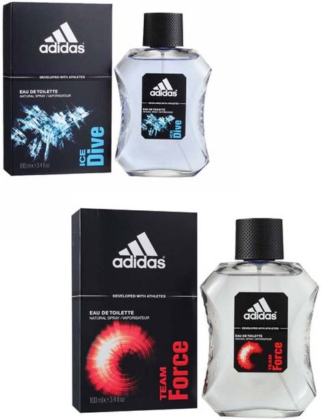 ADIDAS The EDT Combo's Pure Game & Ice Dive Deodorant Spray  -  For Men