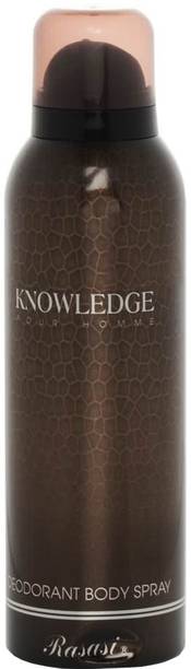 RASASI Knowledge Deodorant Spray  -  For Men