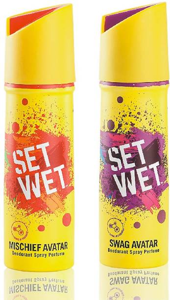 SET WET Mischief and Swag Avatar Deodorant Spray  -  For Men