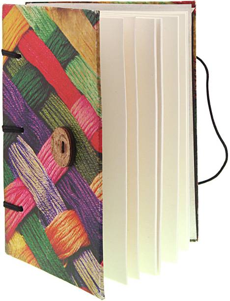 CRAFT CLUB Colourful Wool Print In Special Binding diary Regular Notebook Unruled 144 Pages