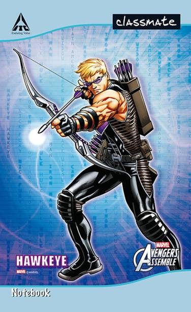 Classmate avengers A4 Notebook single line 240 Pages