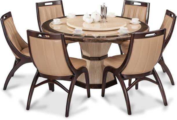6 Seater Round Dining Tables Sets, Round Dining Room Table Six Chairs