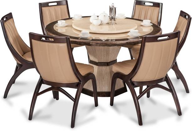 6 Seater Round Dining Tables Sets Table Set In India Flipkart 6 Seater Round Dining Tables Sets, Round Dining Room Table Six Chairs