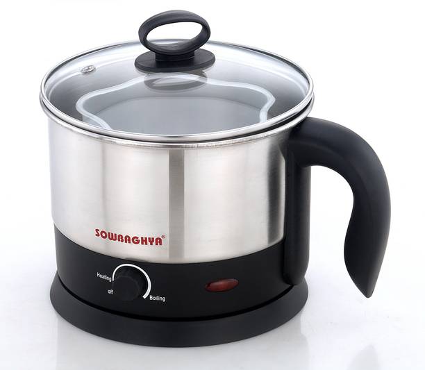 Sowbaghya Multi Cooker (1.2Ltrs) Electric Kettle