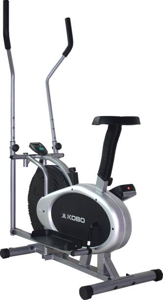 KOBO Multi Orbitrac Elliptical Dual Action Upright Stationary Exercise Bike