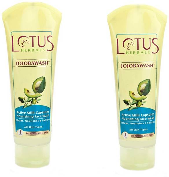 LOTUS Jojobawash Active Milli Capsules Nourishing  Face Wash