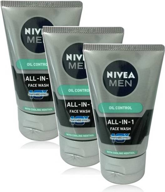 Nivea Men Men All in 1 Oil Control Pack of 3 Face Wash