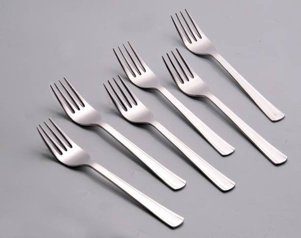 bhalaria Robinson Stainless Steel Dessert Fork Set