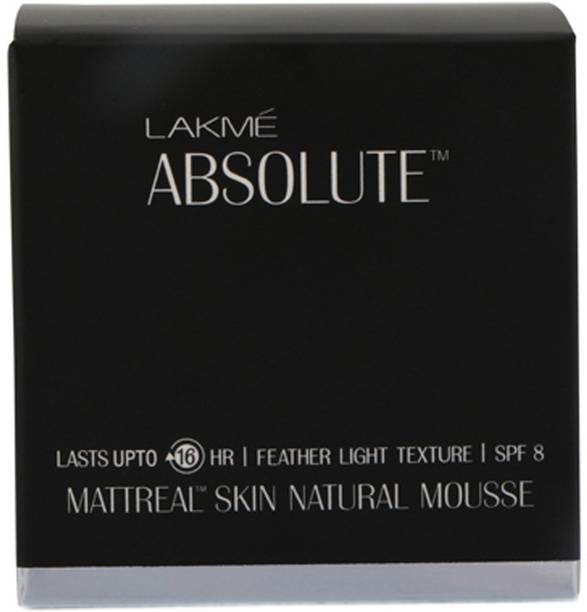 Lakmé Absolute SPF 8 Mattreal Skin Natural Mousse Foundation