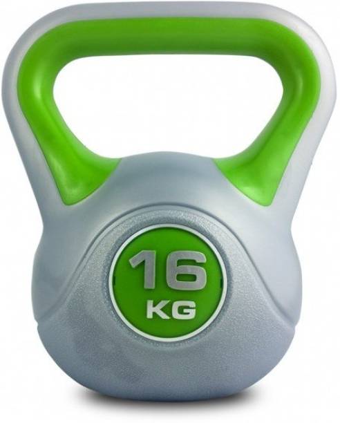 KOBO Fitness 16 Kg Kettlebell High Quality for Gym Grey, Green Kettlebell