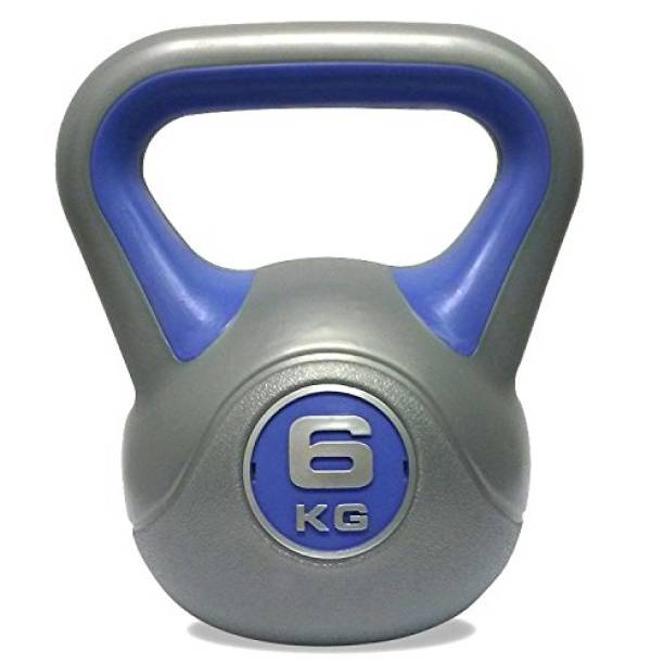 KOBO Fitness 6 Kg High Quality Imported for Gym Grey, Purple Kettlebell