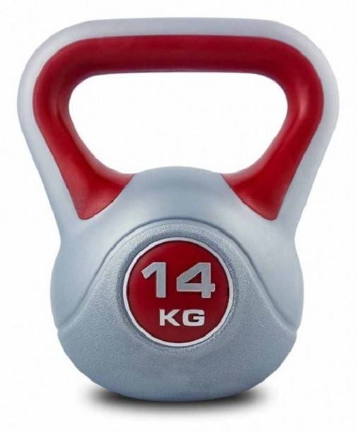 KOBO Fitness 14 Kg Kettlebell High Quality for Gym Grey, Red Kettlebell