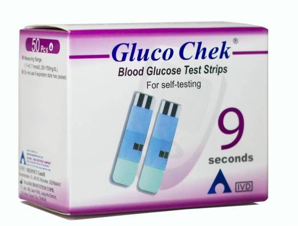 Gluco Chek Test Strips 50 Glucometer Strips