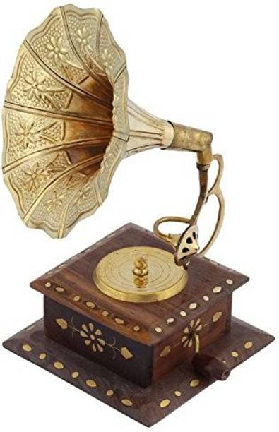 DESI KARIGAR Brass Gramophone
