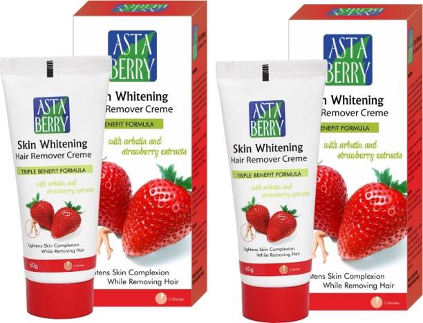 ASTABERRY Skin Whitening Hair Remover (Pack Of 2) Cream