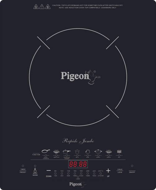 Pigeon 2100 W Induction Cooktop Touch Panel