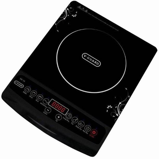 V-Guard 1800 W Induction Cooktop Push Button