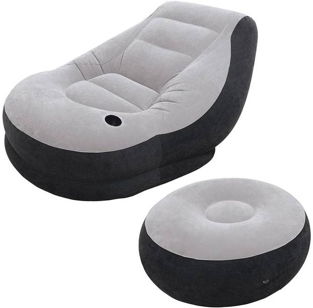 INTEX VW INTEX Ottoman Chair Vinyl 1 Seater Inflatable Sofa