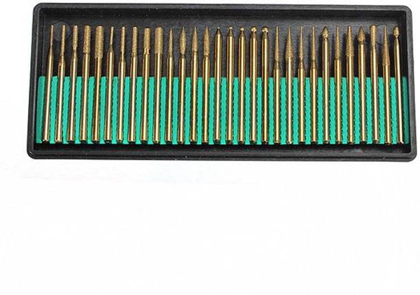 DIY Crafts TDBSD30 30xTitanium Diamond Burrs Bur Bit Set Rotary Bit Set