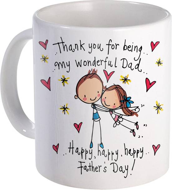 SKY TRENDS Gift For Fathers Day In Coffee His Anniversary/Birthday Present JSD-035 Ceramic Coffee Mug