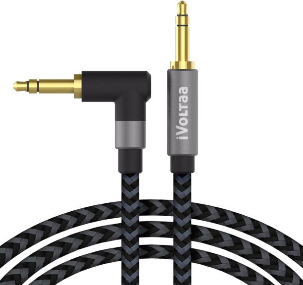 iVoltaa AUX Cable 1.8 m braided aux audio cable 1.8 mtr