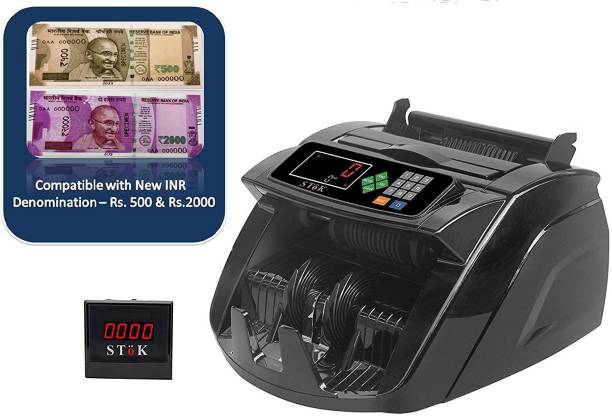 Stok ST-MC05 LCD Display Automatic Counterfeit Detector UV & MG Cash Bank Detector Note Counting Machine